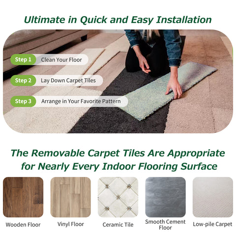 Matace Removable Carpet Tiles 