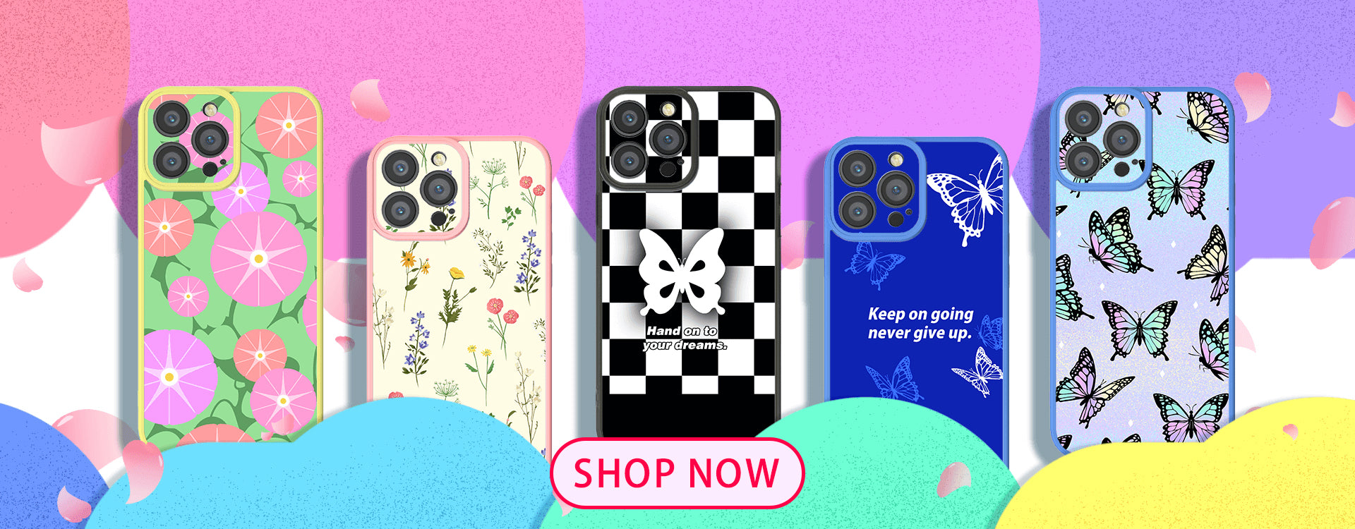 Black And White Plaid Print Phone Case for Matching Tops