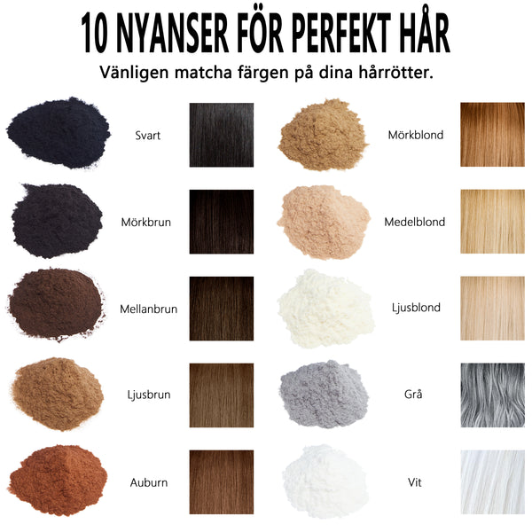 10 nyanser för perfekt hår