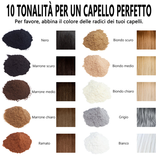 10 tonalita per capelli perfetti