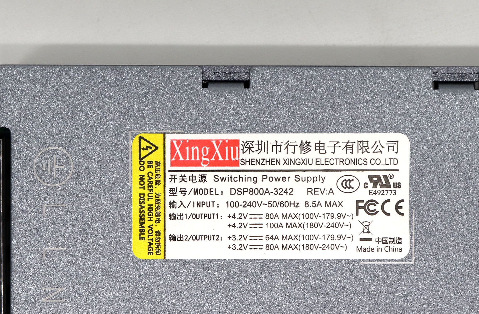 XINGXIU DSP800A-3242 LED Display Dual Output Power Supply