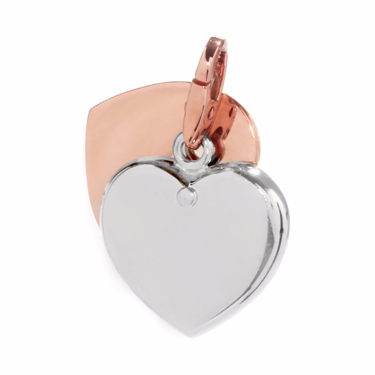 Cartier Heart Two Tone Gold Charm Pendant