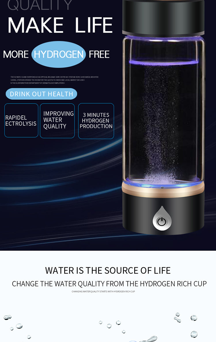 hydrogen water bottle in united states