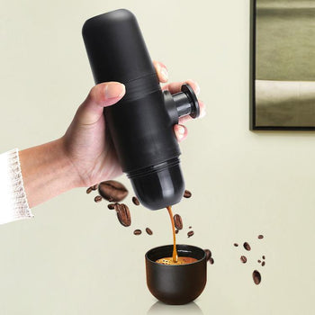 Portable hand press  espresso coffee machine