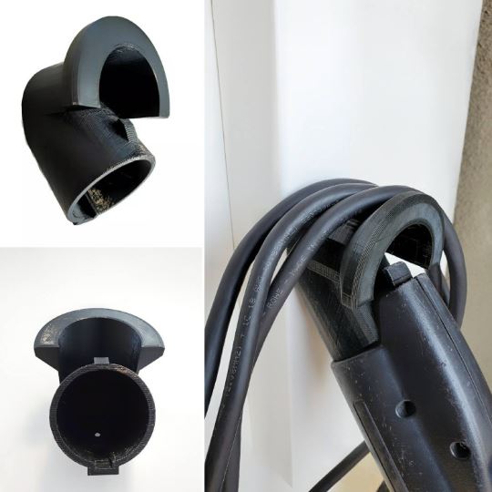 J1772 EV Electric Vehicle Car Charger Plug Holster Cover Holder Cable Organizer