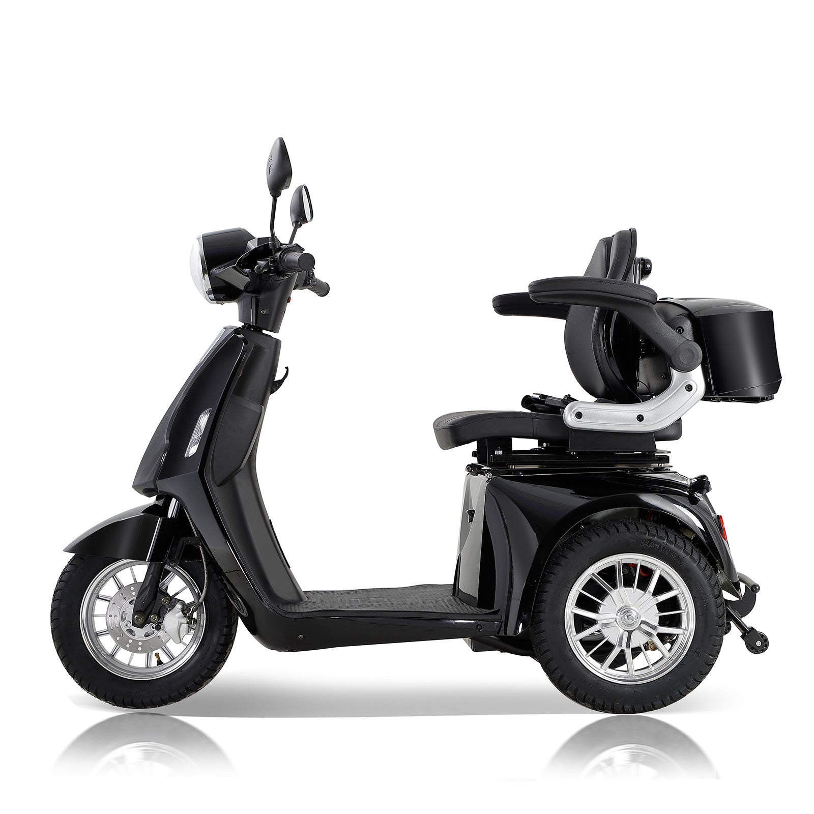 BLACK ELECTRIC MOBILITY SCOOTER WITH BIG SIZE HIGH POWER