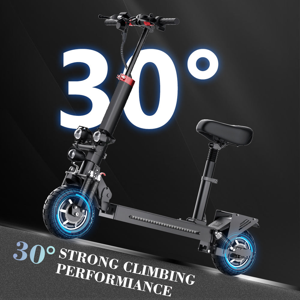 IE-ES10 Electric Scooter Off Road Folding E-Scooter 10 Inches With Seat