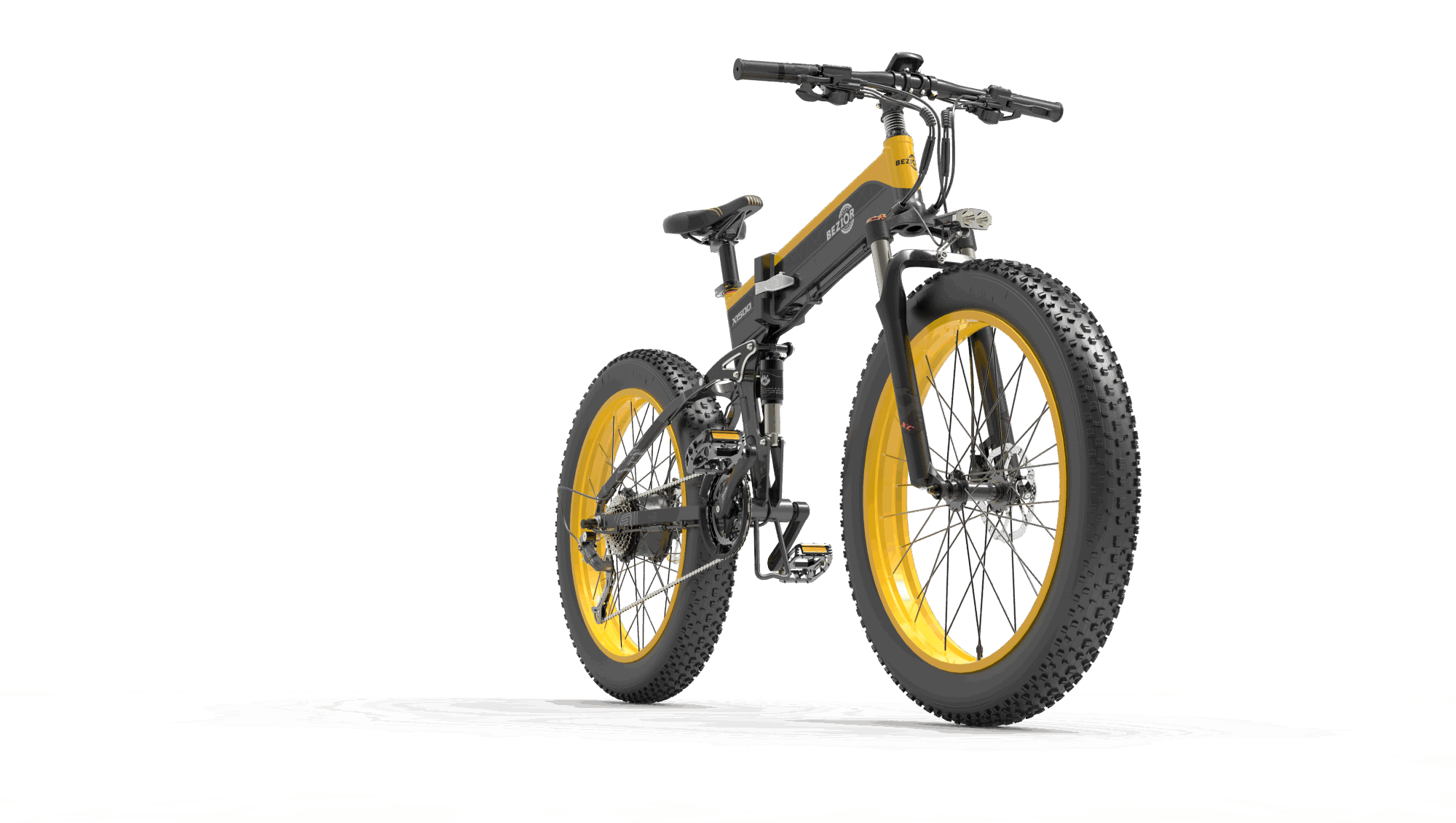 Bezior X1500 Full Suspension 26inch Wheel Foldable Electric Bike