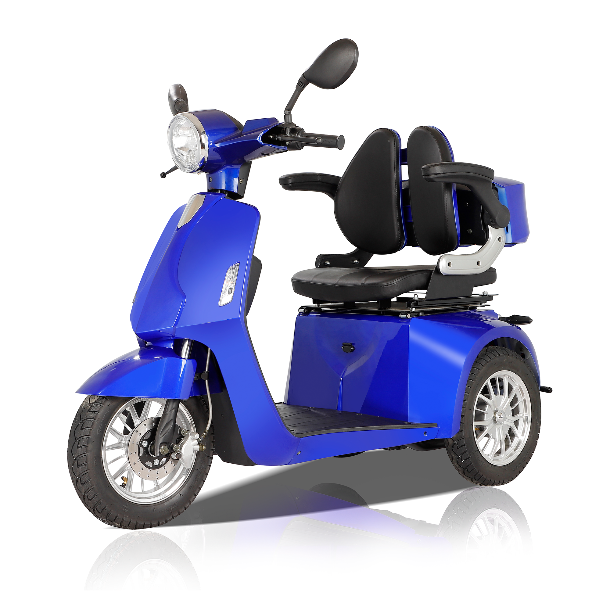 BLUE ELECTRIC MOBILITY SCOOTER WITH BIG SIZE HIGH POWER