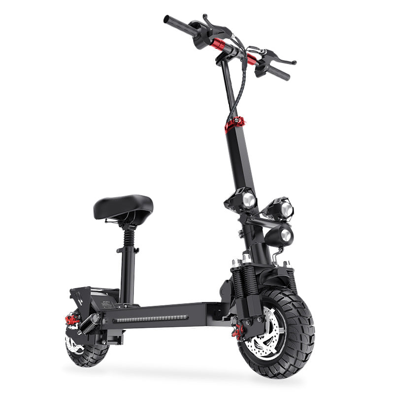 IE-ES10 Electric Scooter Off Road Folding E-Scooter 10 Inches With Seat