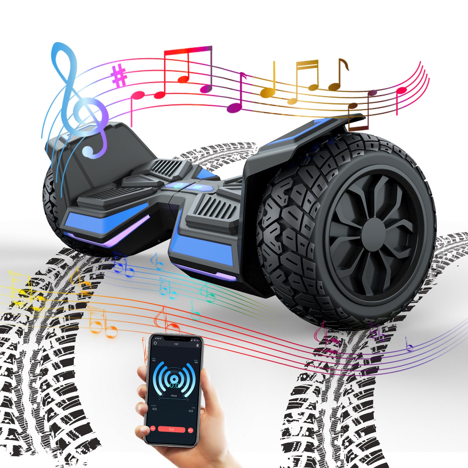 IE-X8 Self-Balancing Electric Scooter 10 Inch Hover Board