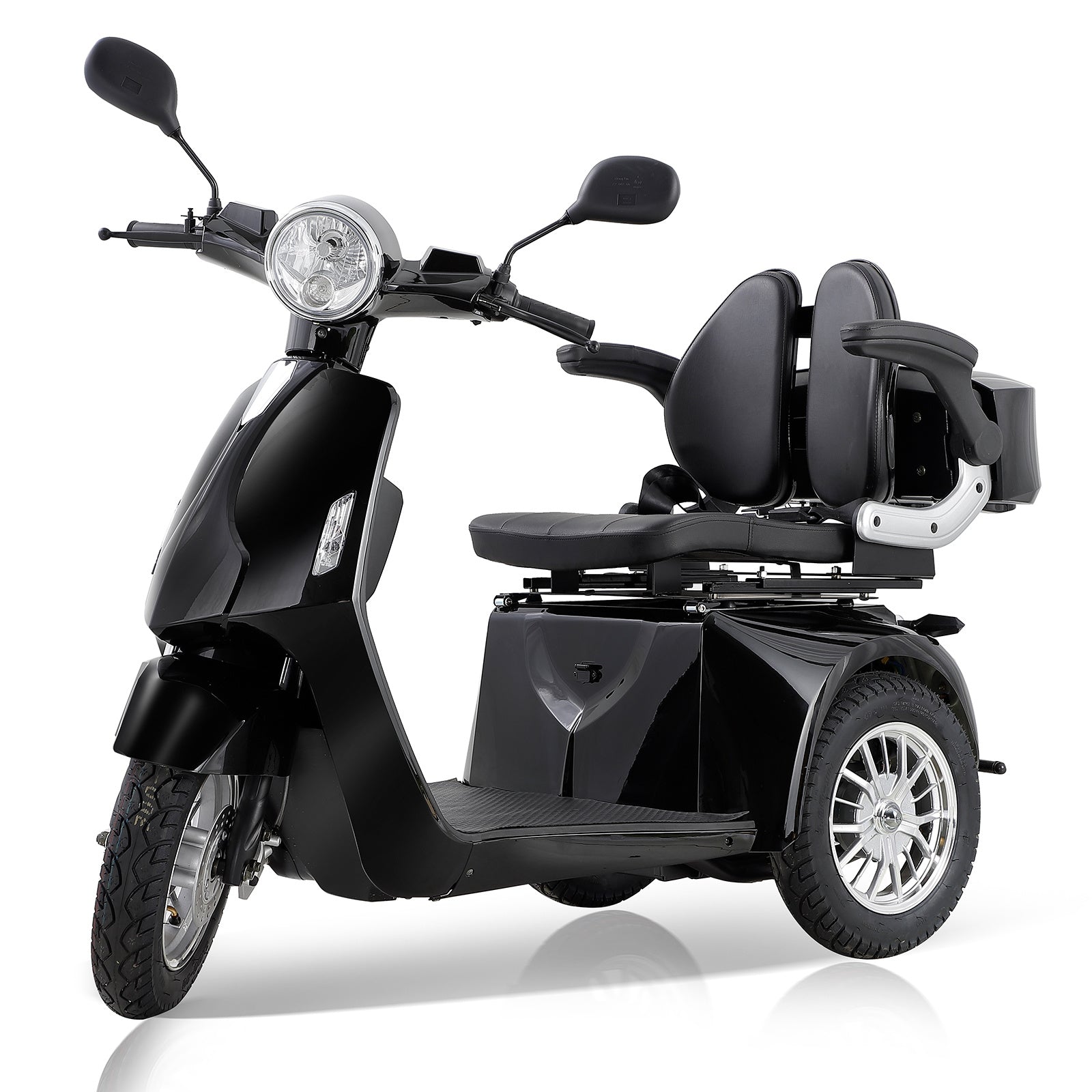 BLACK ELECTRIC MOBILITY SCOOTER WITH BIG SIZE HIGH POWER