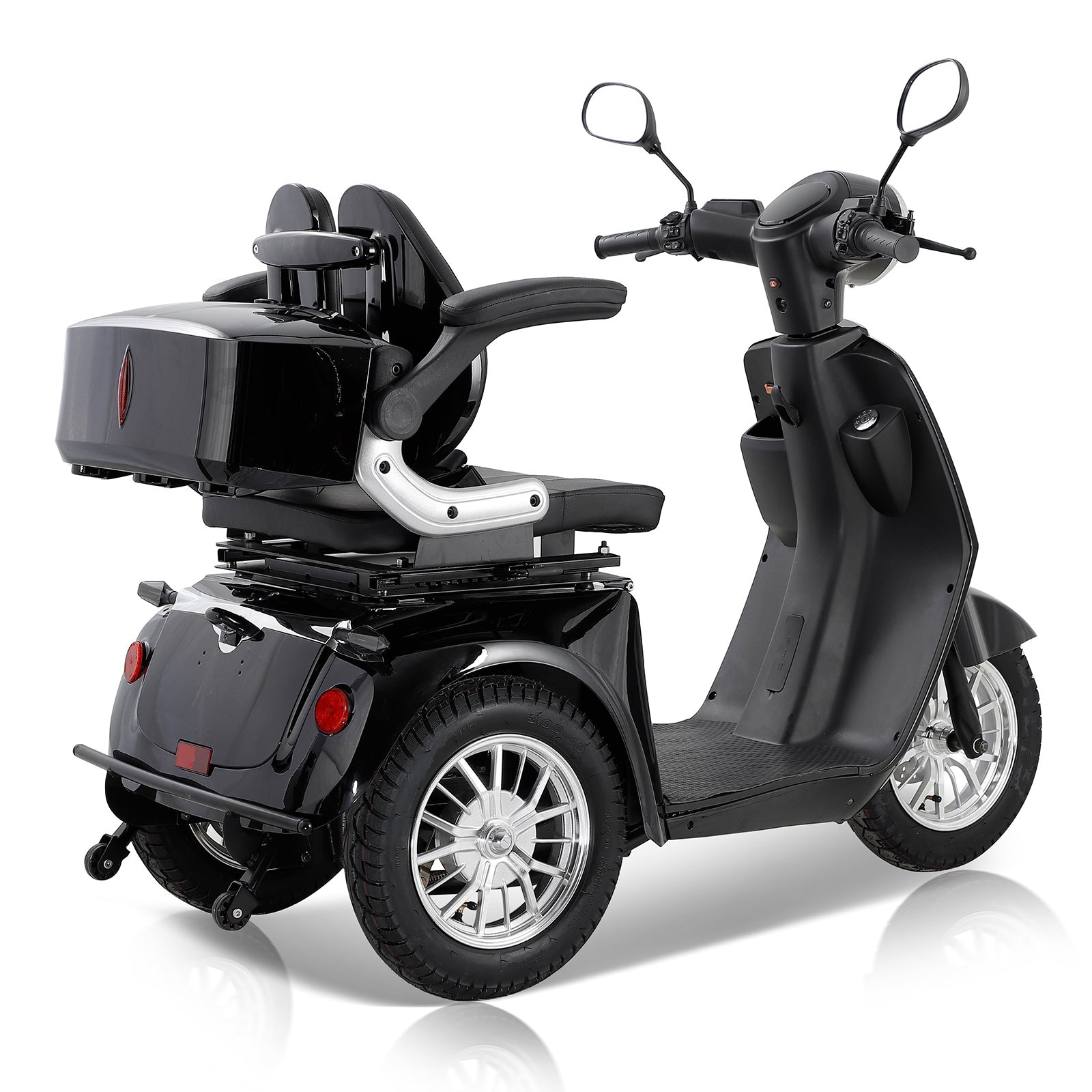 BLACK ELECTRIC MOBILITY SCOOTER WITH BIG SIZE HIGH POWER