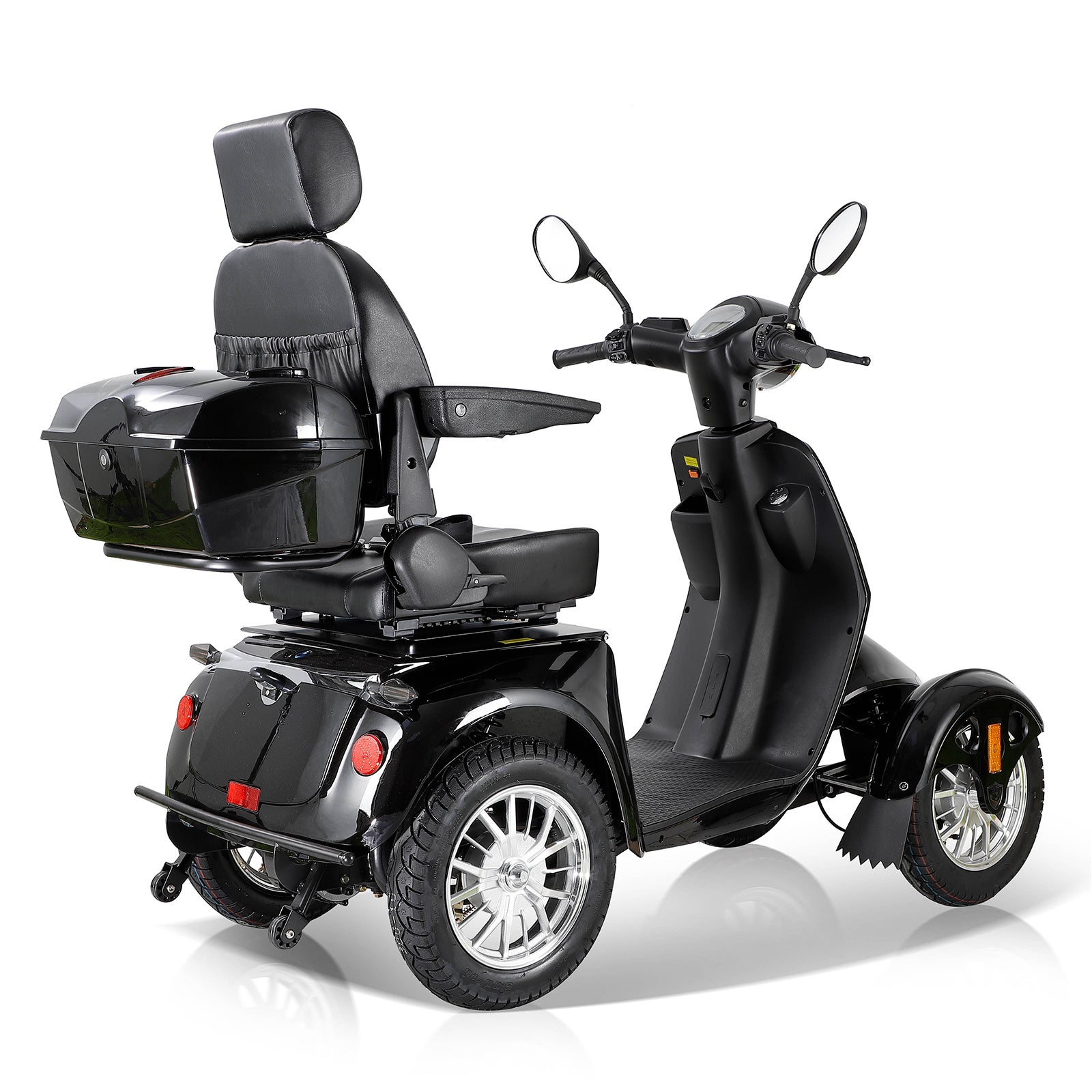 Fastest Mobility Scooter With Four Wheels For Adults & Seniors, Red 800W