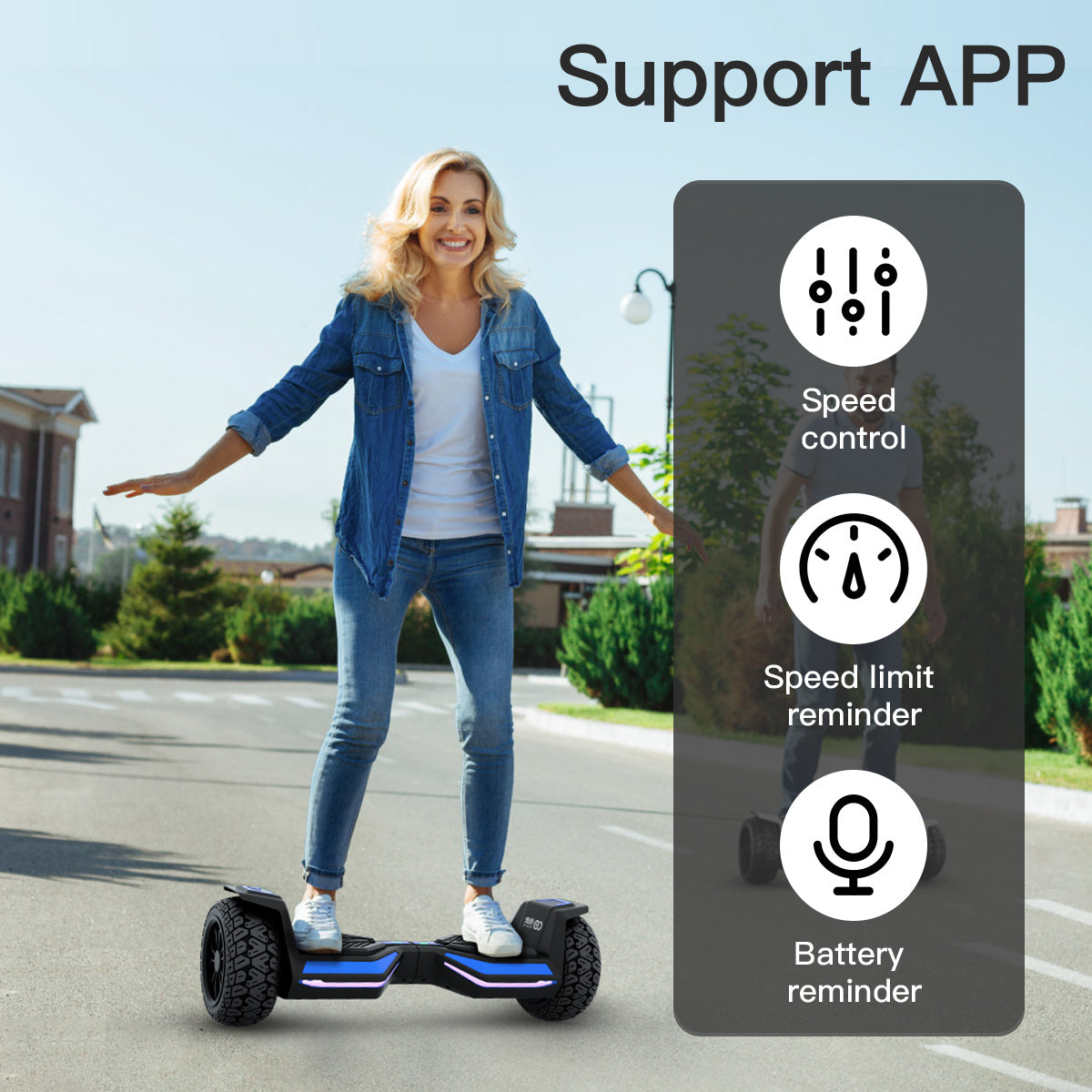 IE-X8 Self-Balancing Electric Scooter 10 Inch Hover Board