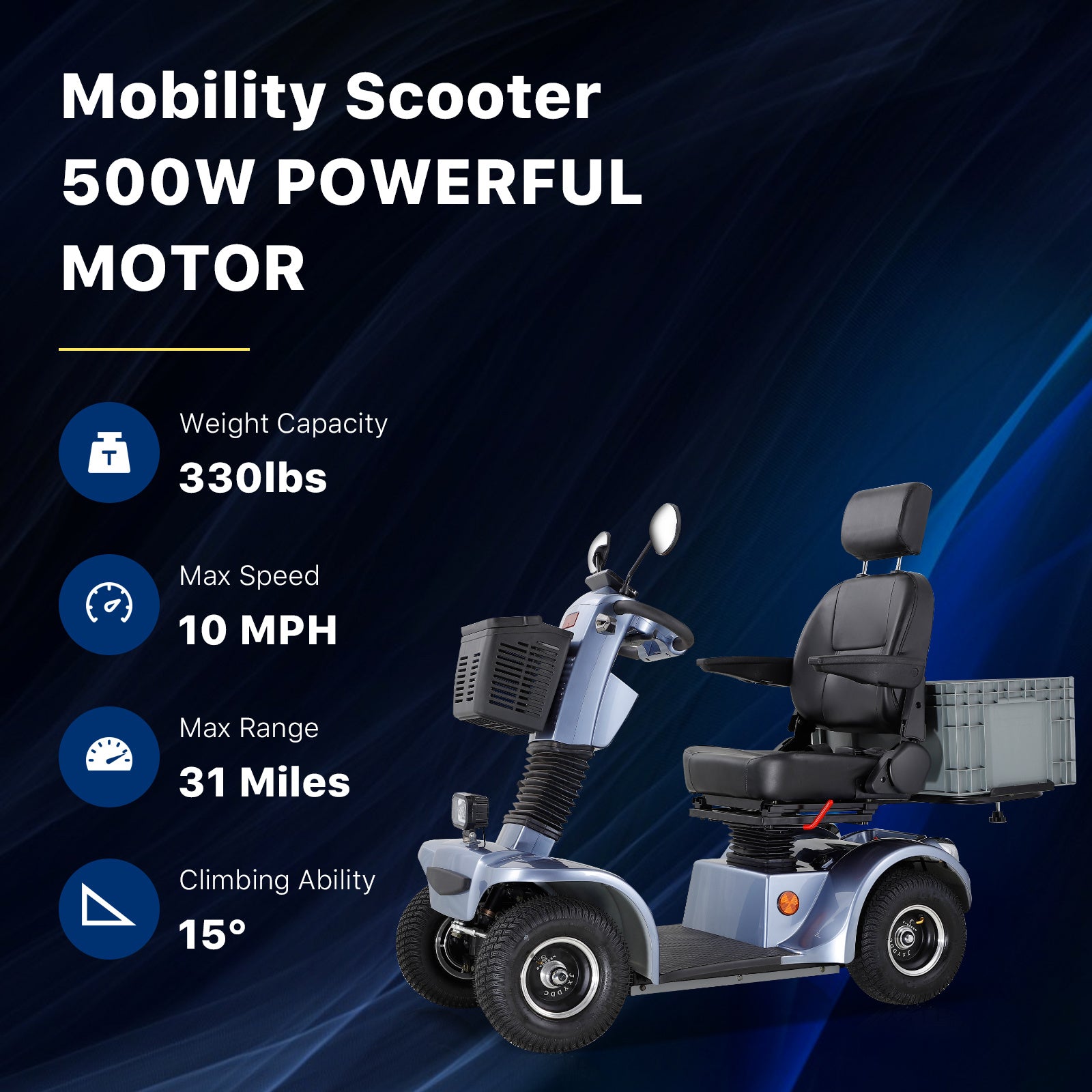 Mobility scooter for Adults & seniors with low speed