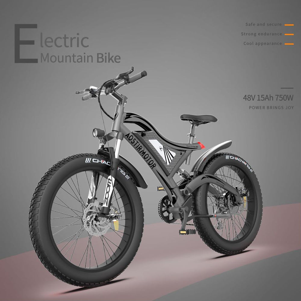 Electric Bike Fat Tire With Removable Lithium Battery for Adults