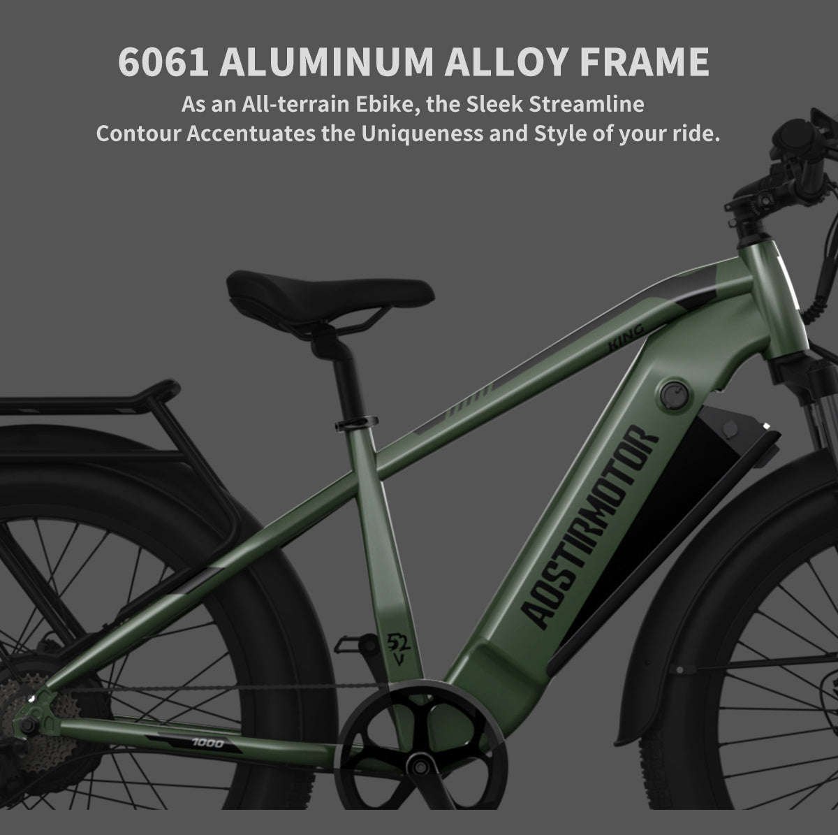 Electric Bike Fat Tire With Removable Lithium Battery for Adults