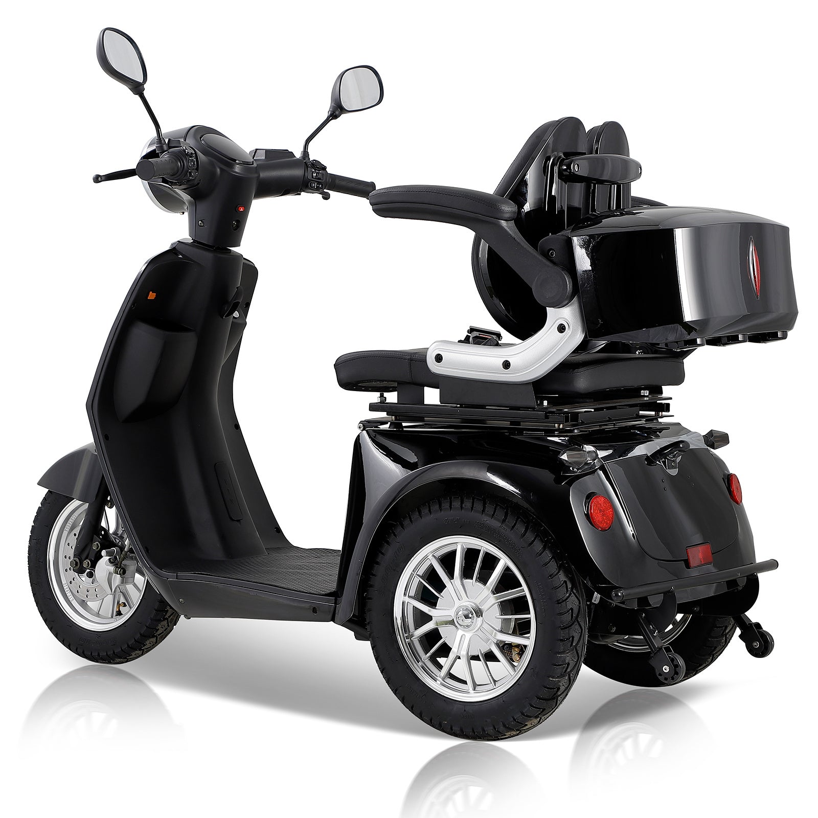 BLACK ELECTRIC MOBILITY SCOOTER WITH BIG SIZE HIGH POWER