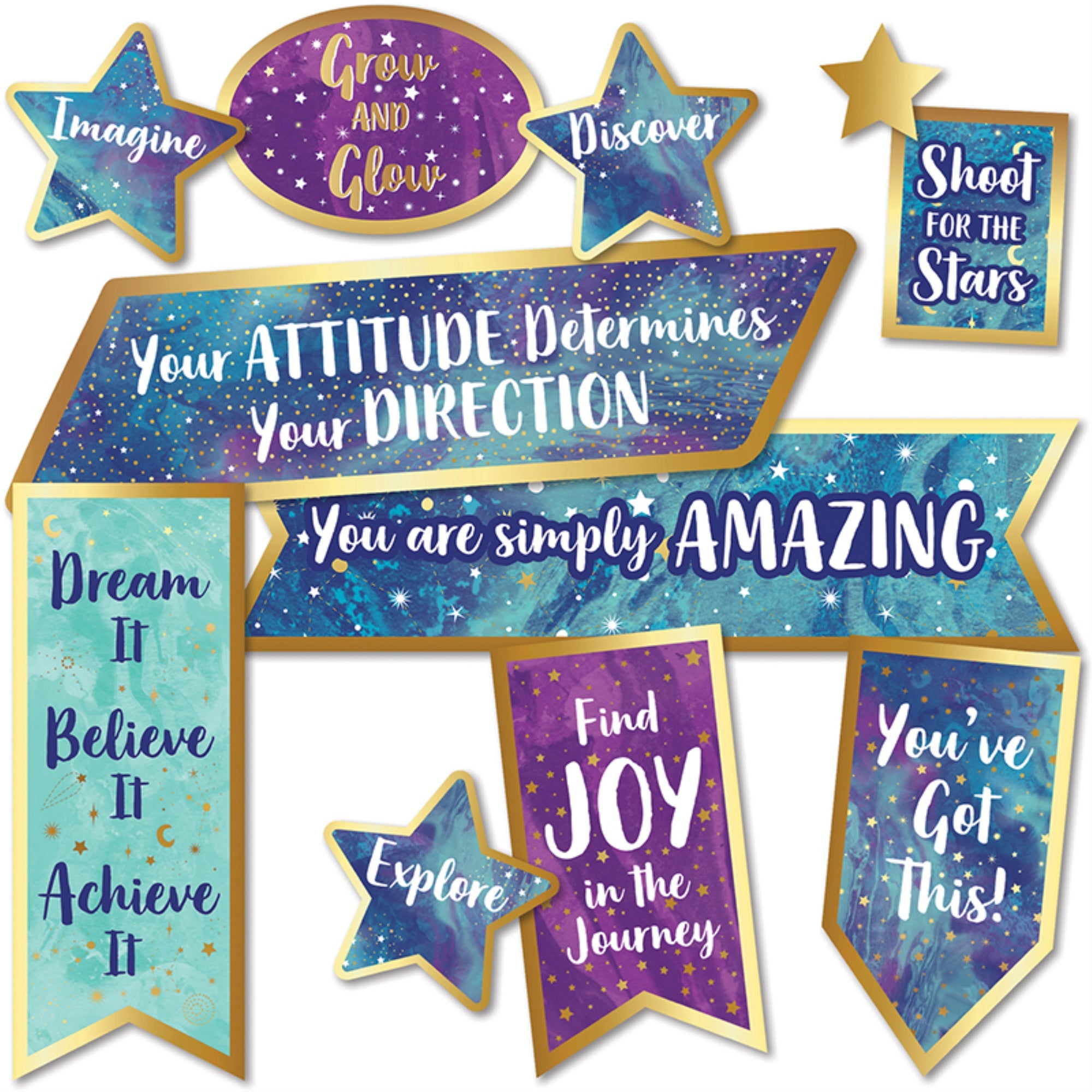 Motivatonal Signs Mini Bulletin Board