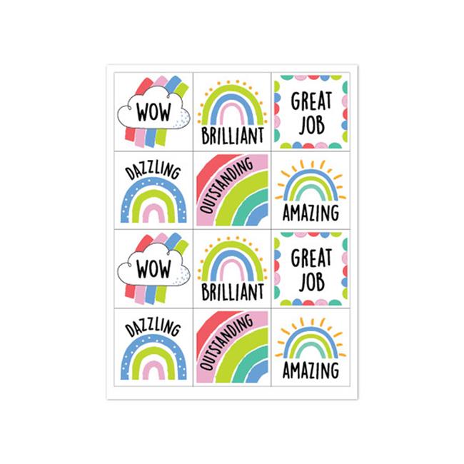 Rainbow Doodles Reward Stickers (Rainbow Doodles)