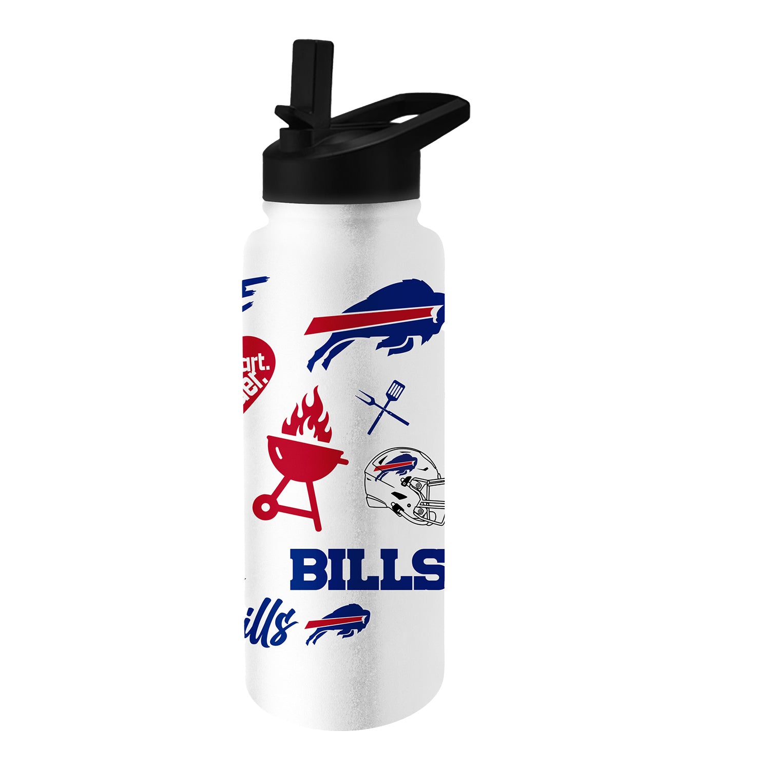 Bills 34 oz. Native Design Stainless Steel Water Bottle