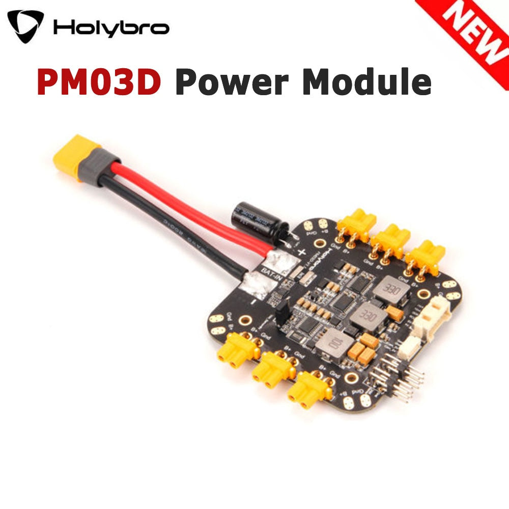 Holybro PM03D Power Module  XT30 XT60 6S Compatible to Flight Controller Uses I2C Power Monitor for X500 Multirotor