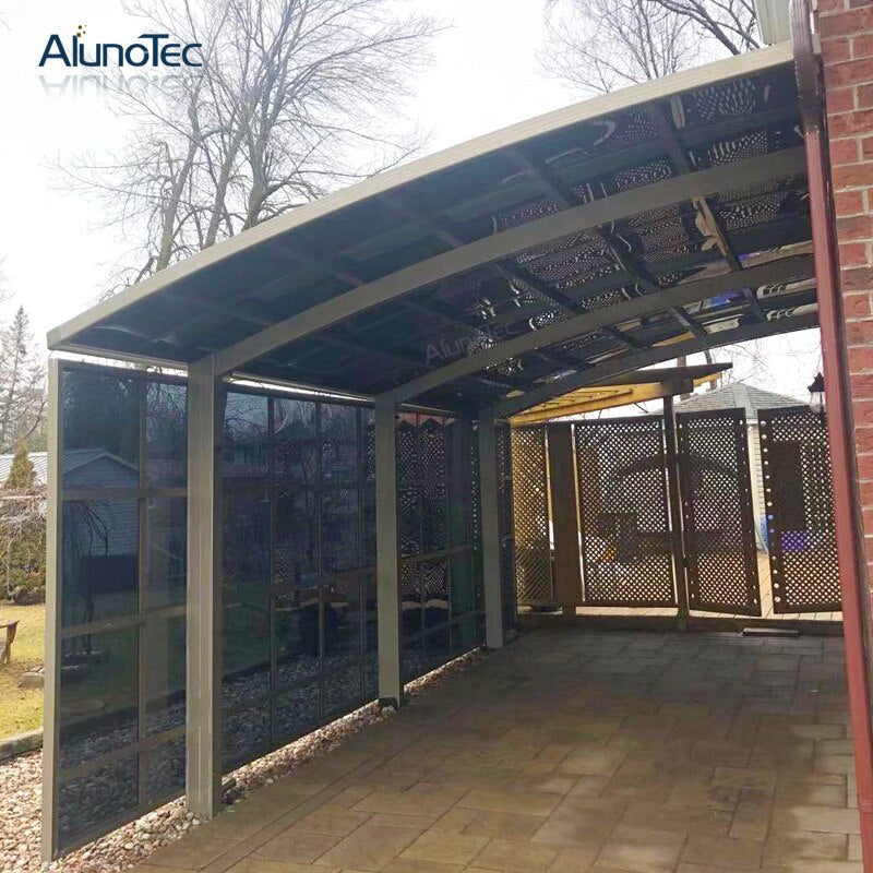 Metal Frame Carport - Polycarbonate Cover 5.5M Length X 3M Width X 3M Height