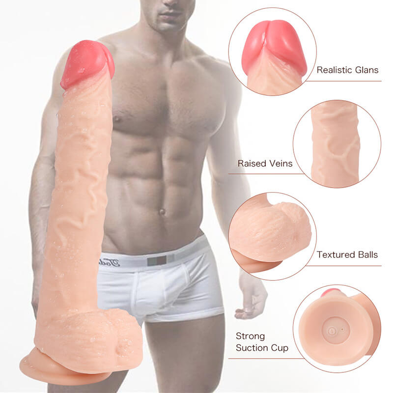 9.0 Inch Suction Cup Vibrating Dildos