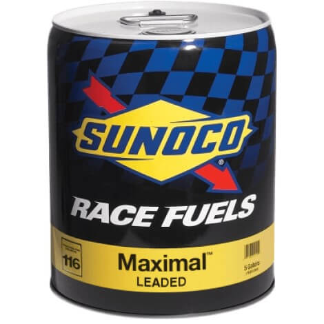 Sunoco Maximal 116 Octane Leaded Racing Fuel (5 Gallons)