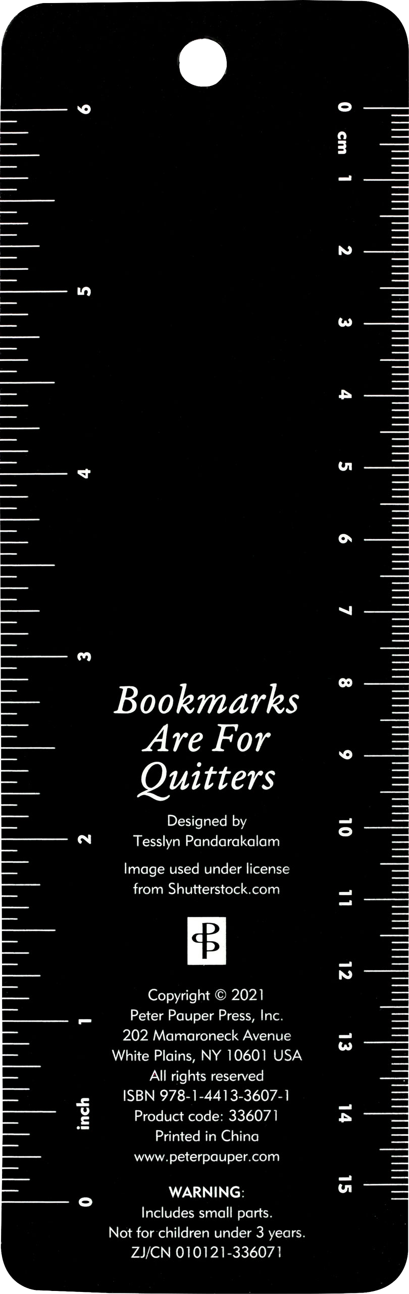Bookmarks Are for Quitters Beaded Bookmark