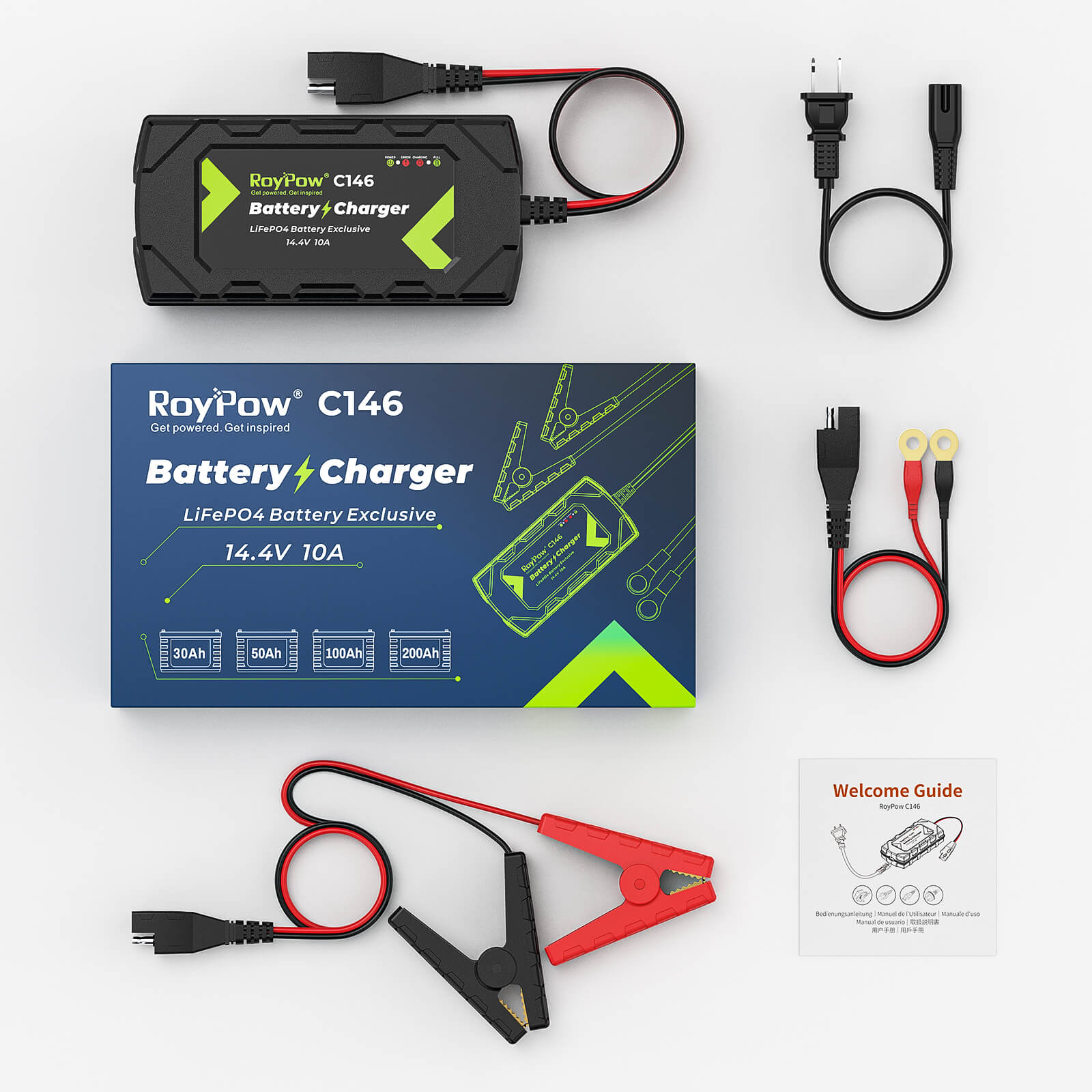 14.4V 10A LiFePO4 Battery Charger 01