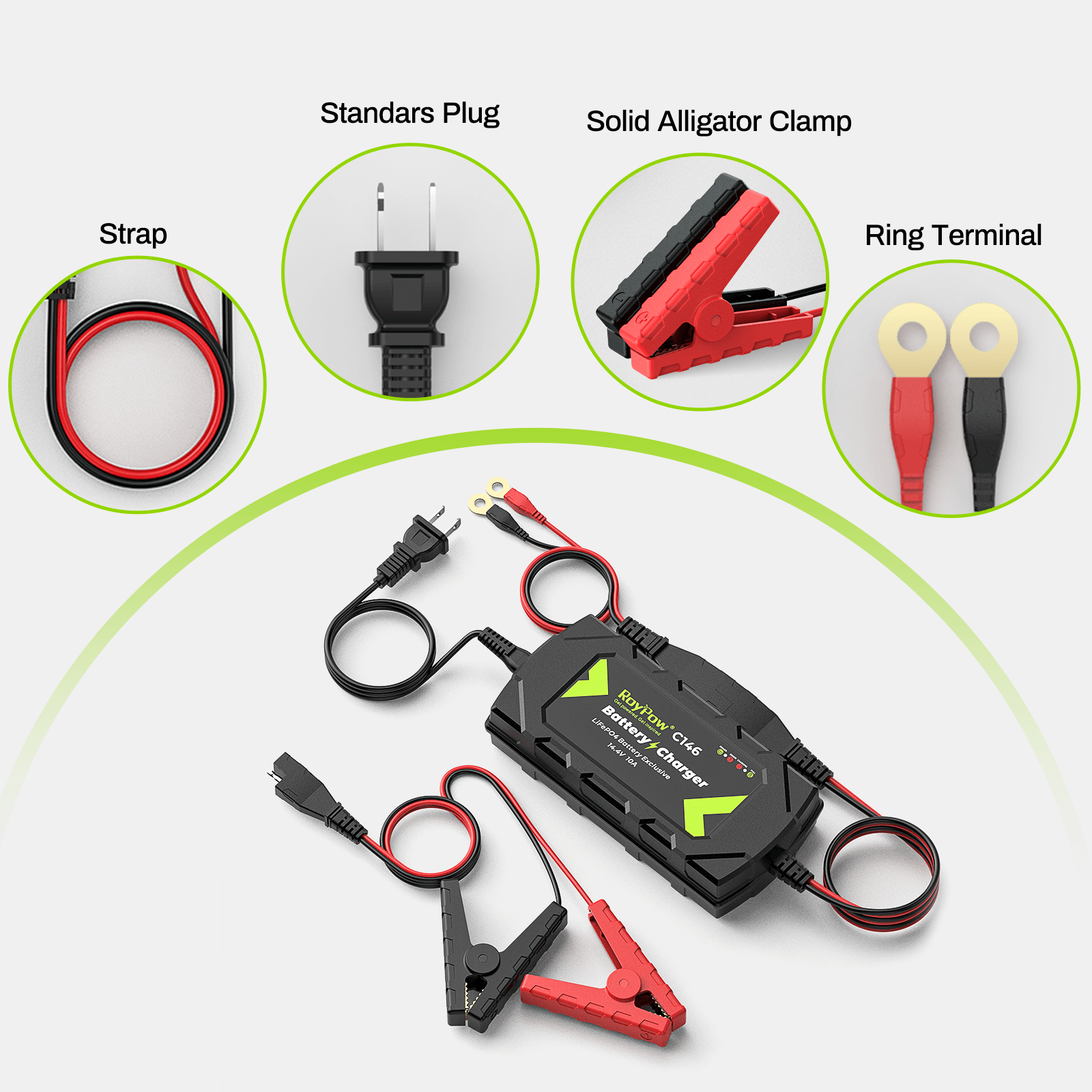 14.4V 10A LiFePO4 Battery Charger 03