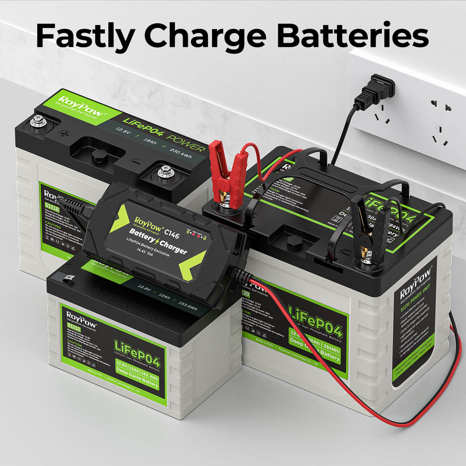 14.4V 10A LiFePO4 Battery Charger 07