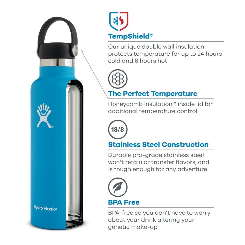 Hydro Flask 24 oz Standard Mouth Flex Cap 2022