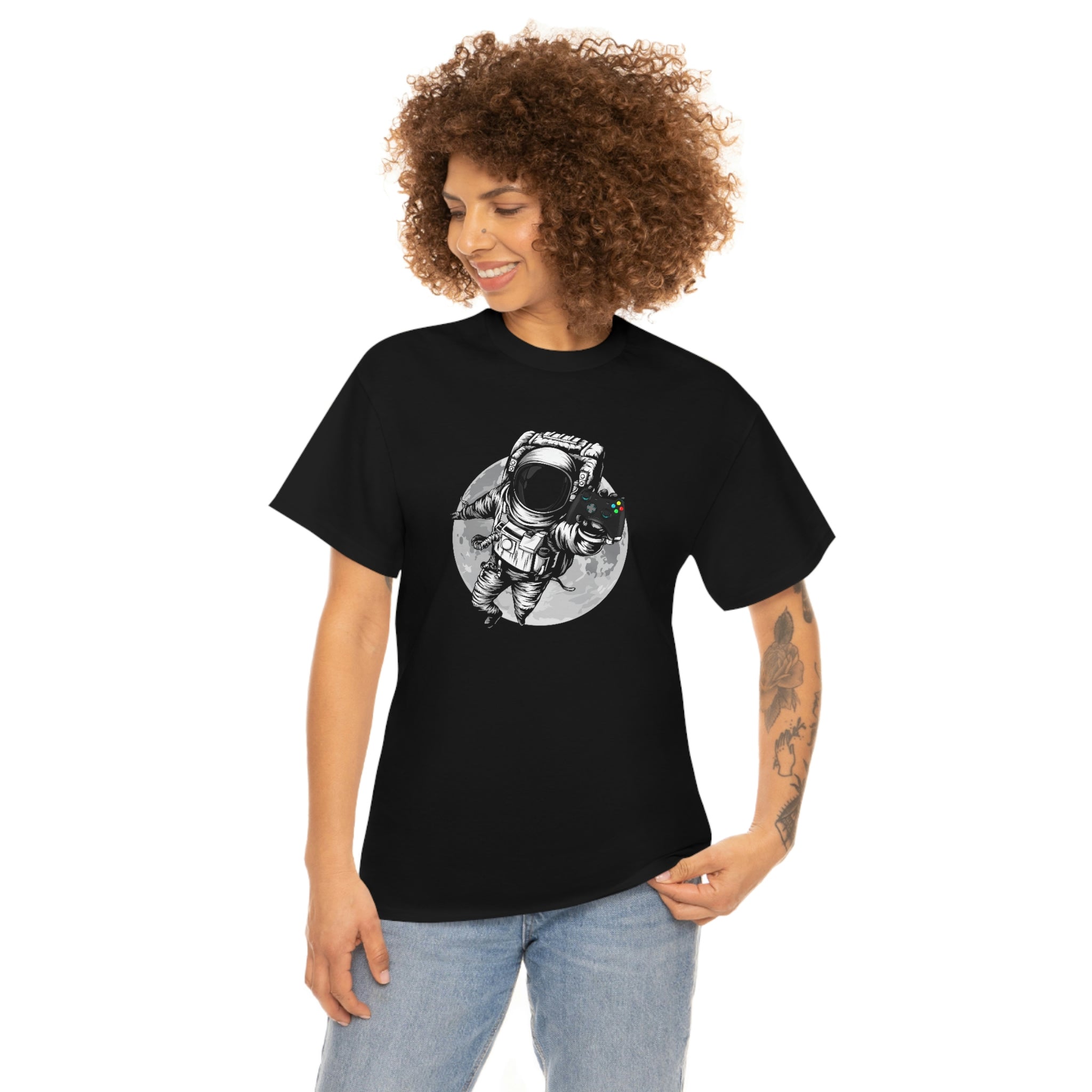 Space Gamer Heavy Cotton Shirt