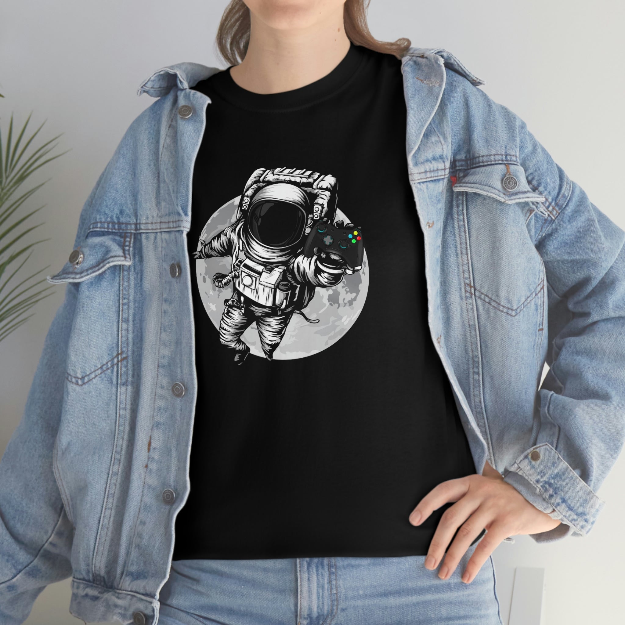 Space Gamer Heavy Cotton Shirt