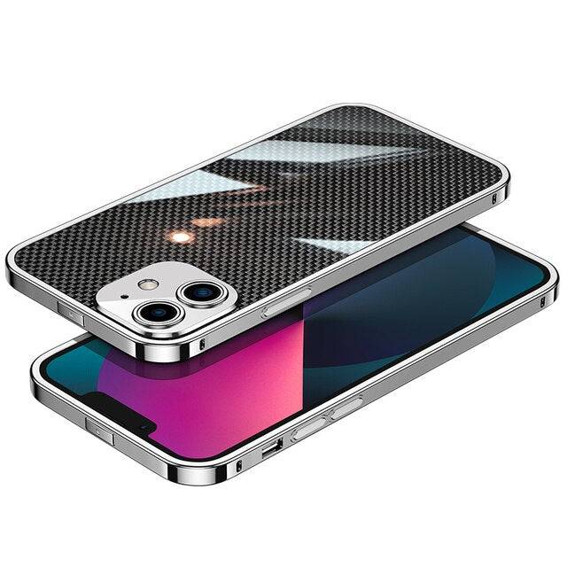 New Version 2.0 Stainless steel phone case with a metal frame