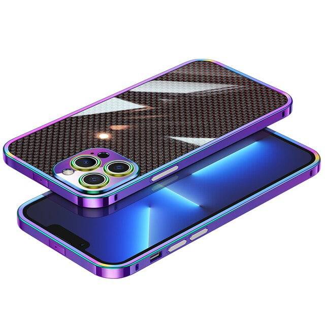 New Version 2.0 Stainless steel phone case with a metal frame