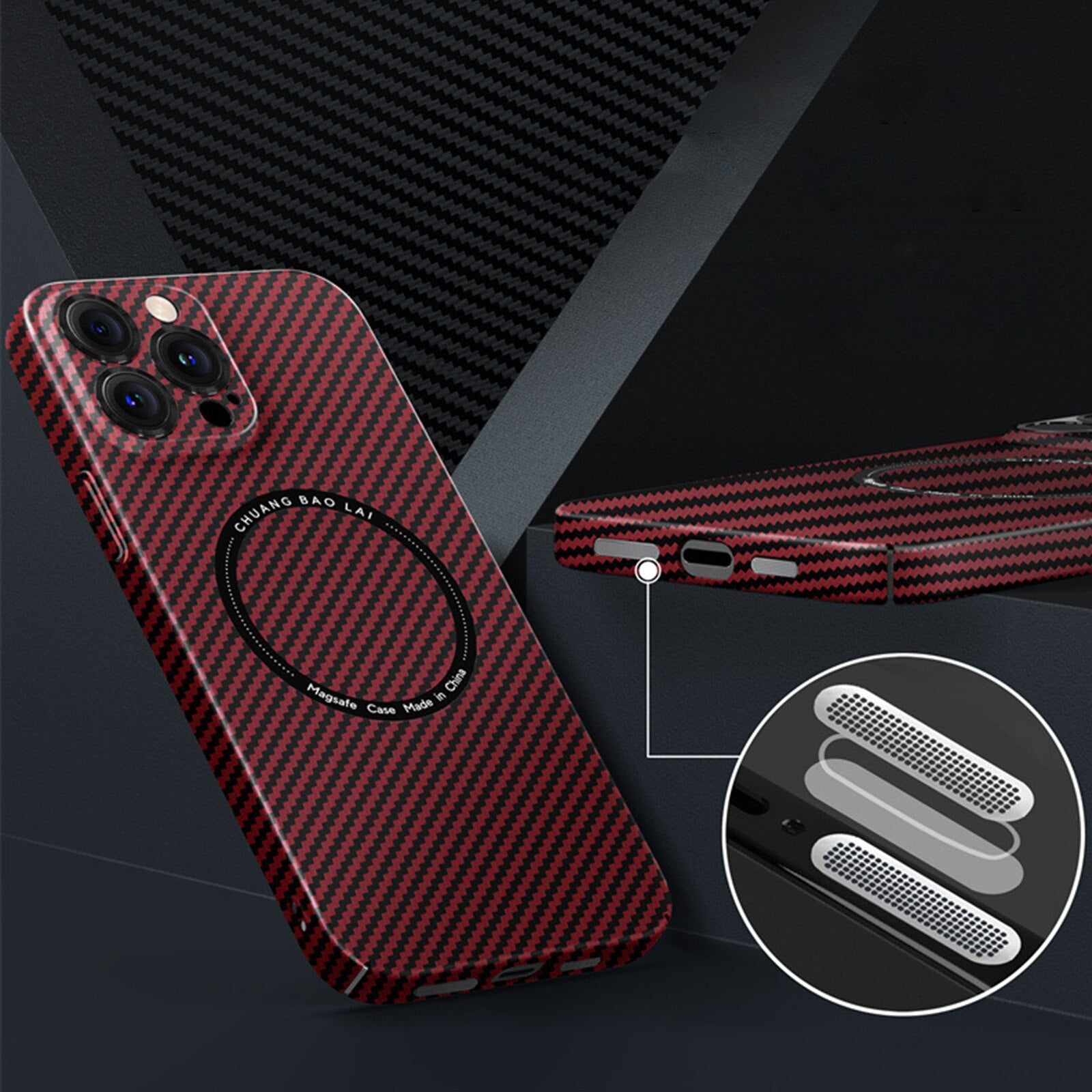 MagSafe? Compatible carbon Fibre Phone Case - Limitless 5.0