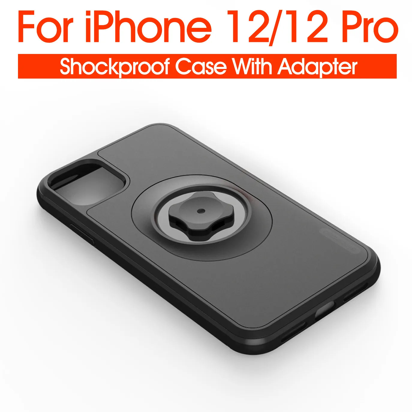 For Apple iPhone 12 pro Max Protective Hard bike cover Cover Phone Case Shockproof PC With Adapter Holder