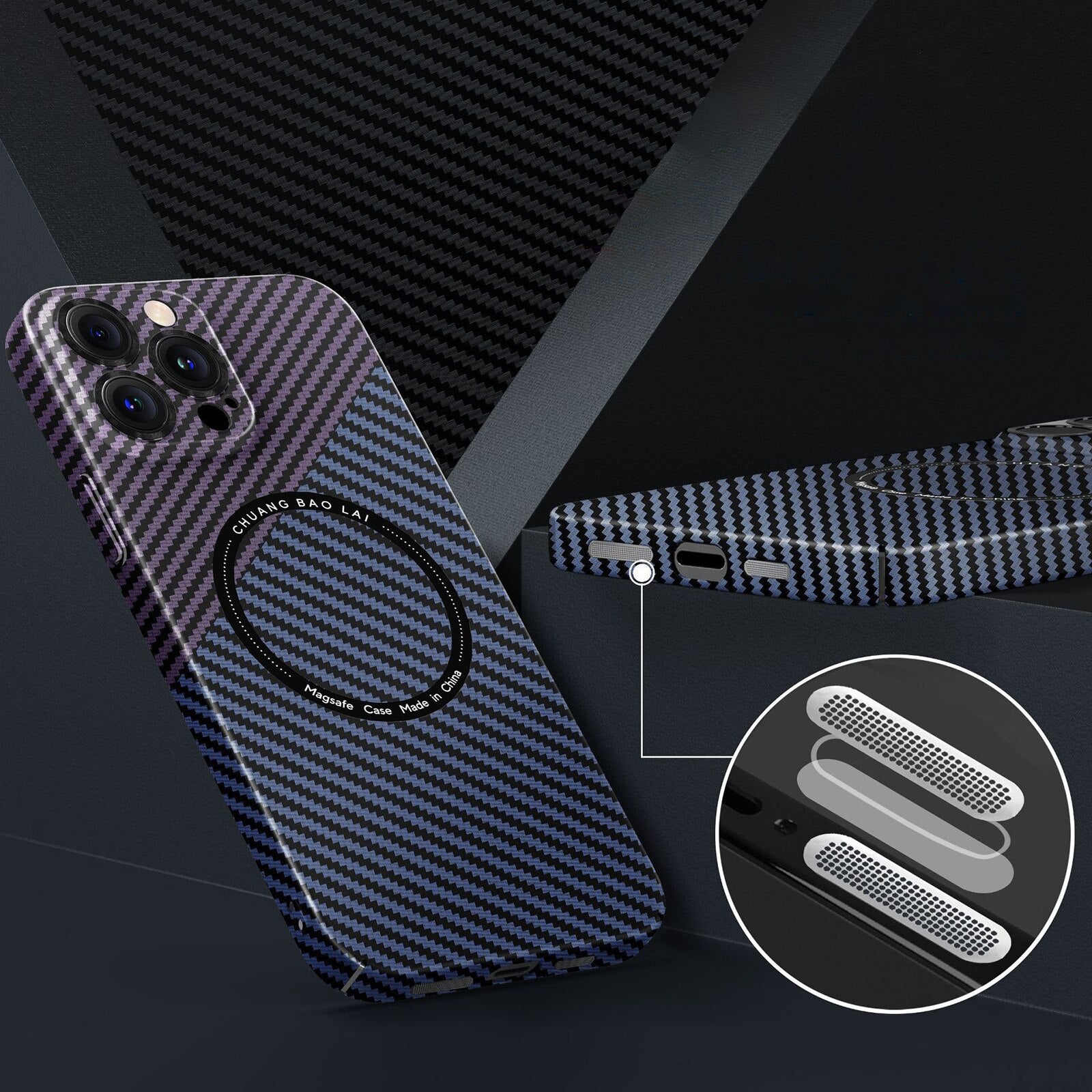 MagSafe? Compatible carbon Fibre Phone Case - Limitless 5.0