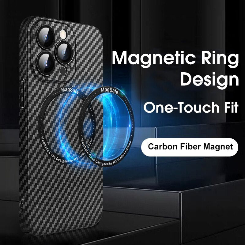 MagSafe? Compatible carbon Fibre Phone Case - Limitless 5.0