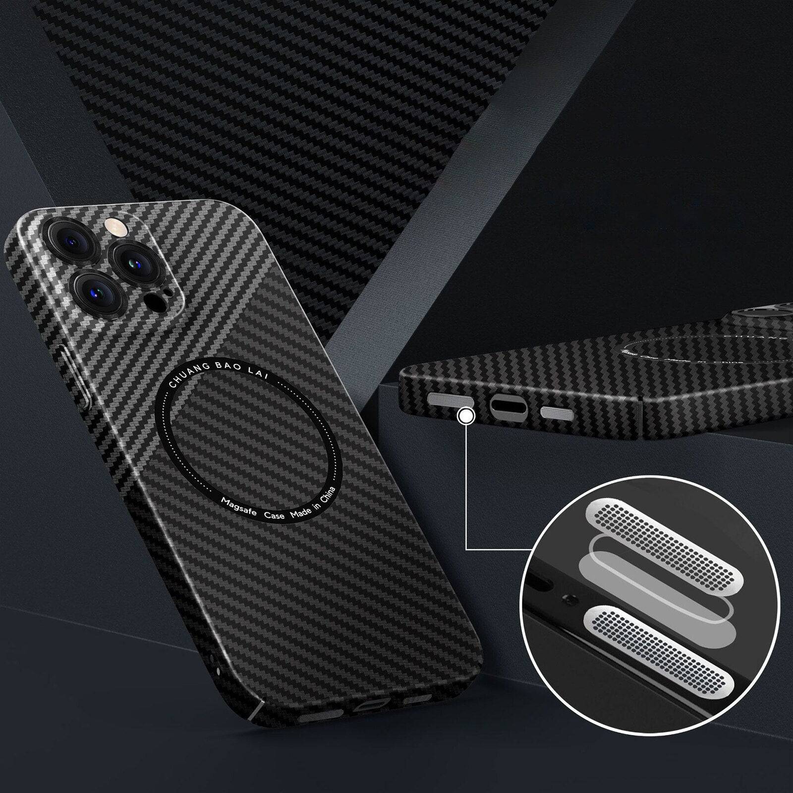 MagSafe? Compatible carbon Fibre Phone Case - Limitless 5.0