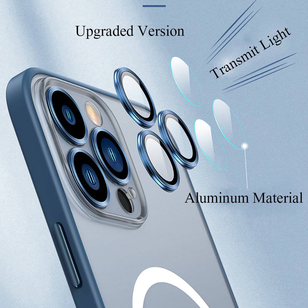 Cover compatible with wireless charging Magsafe and plus lens protection