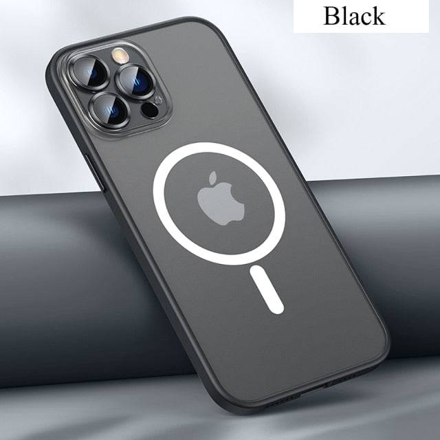 Cover compatible with wireless charging Magsafe and plus lens protection