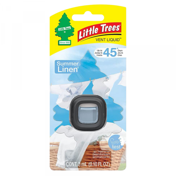 LITTLE TREES Trees Vent Clip 3ml Summer Linen 24/Pack