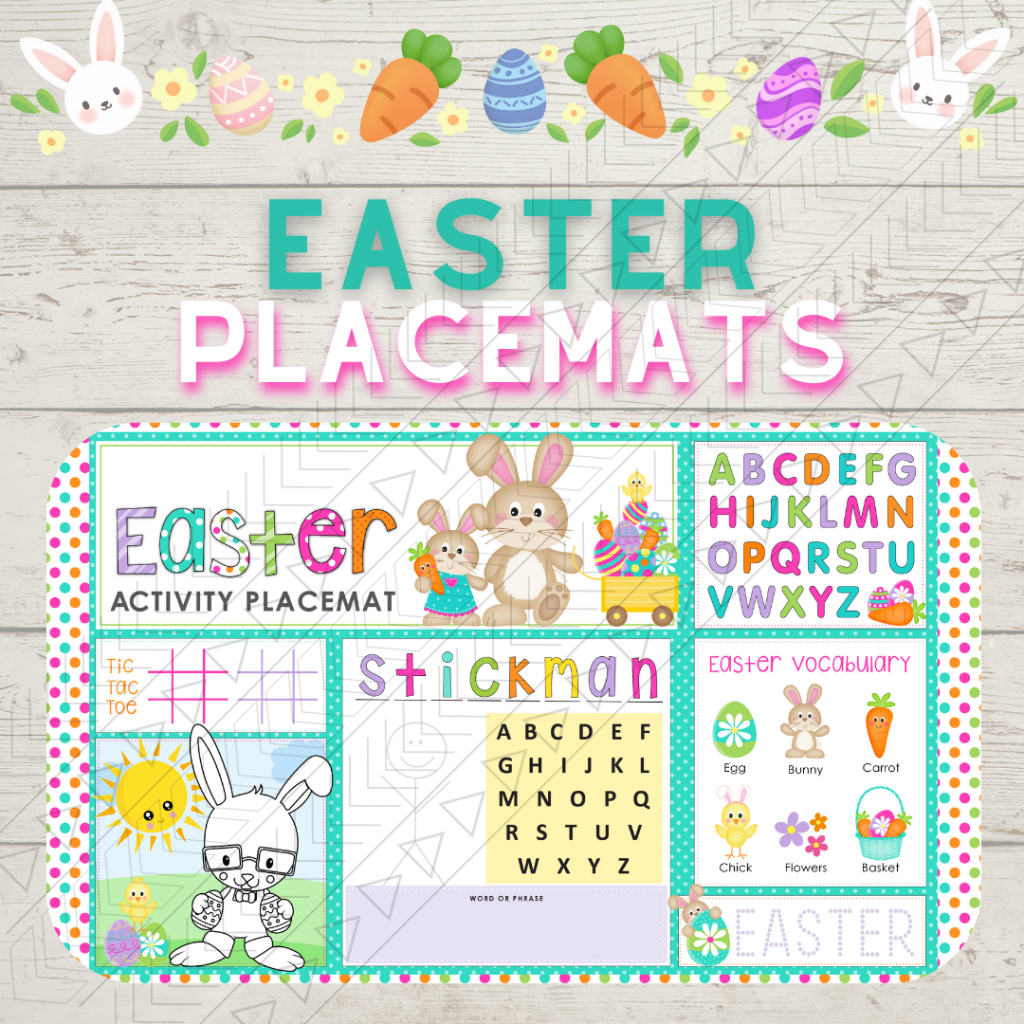 Stickman Easter Placemat