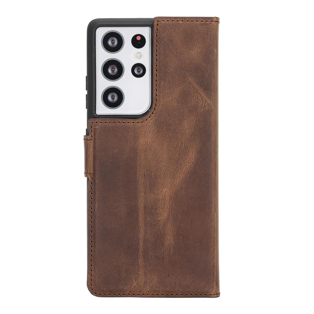 Leather Wallet Case for Samsung Galaxy S21 Ultra