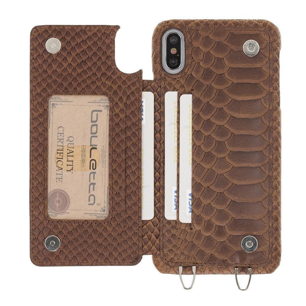 Bouletta iPhone X Series Leather Saff Umw Plain Strap